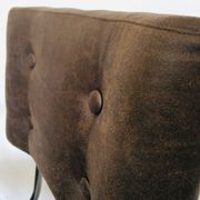 Chaise tubulaire tchèque marron de Belet, années 1970