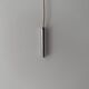 Applique vintage, chrome et opaline, France 1970
