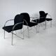 Chaises danoises en fil de fer par Alfred Homann pour Gispen, années 1970