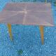 Coffee table from the 50s spindle feet