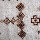 Vintage moroccan rug berber handmade 74cm x 136cm 1970s