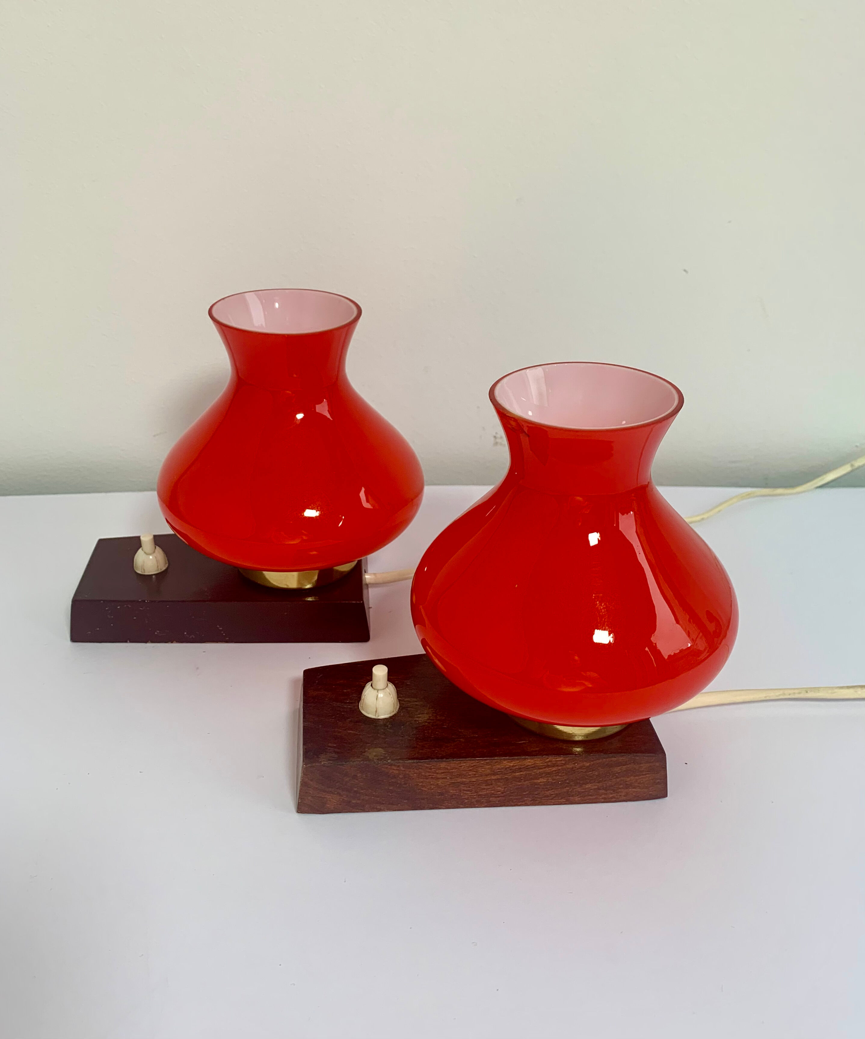 Pair of bedside lamps, Germany, 1960s