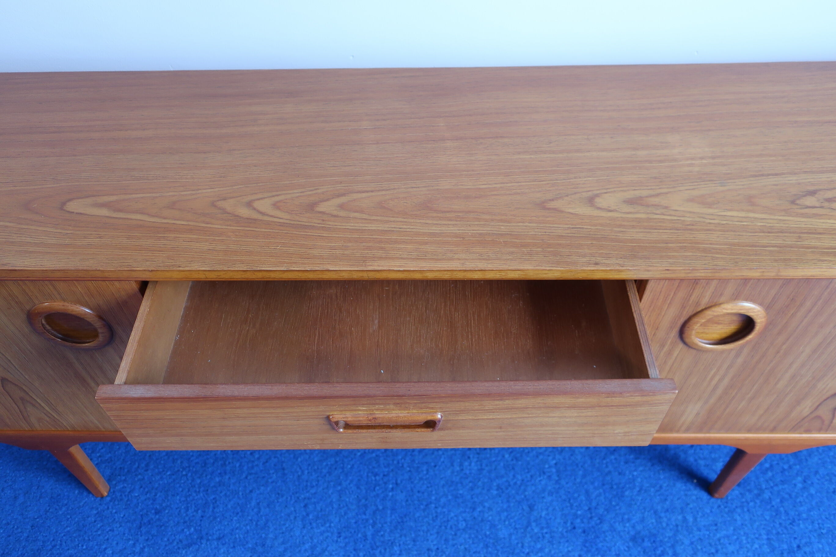 Light oak sideboard of the 60s