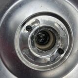 Rare industrial suspension Osram HQL – large aluminium reflector 53