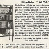 Vintage Alta 1950s glass-fronted bookcase