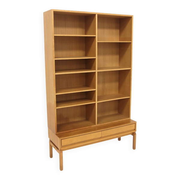Bibliothèque scandinave en chêne ''MTP'', Marian Grabinski, IKEA, Suède