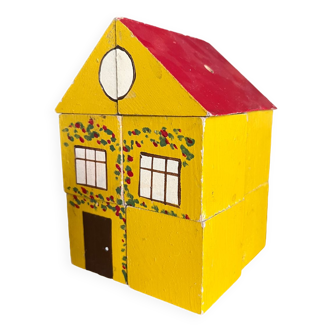 Maison en cubes en bois