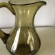 Water jar in bubble glass blow from the glassworks of Biot