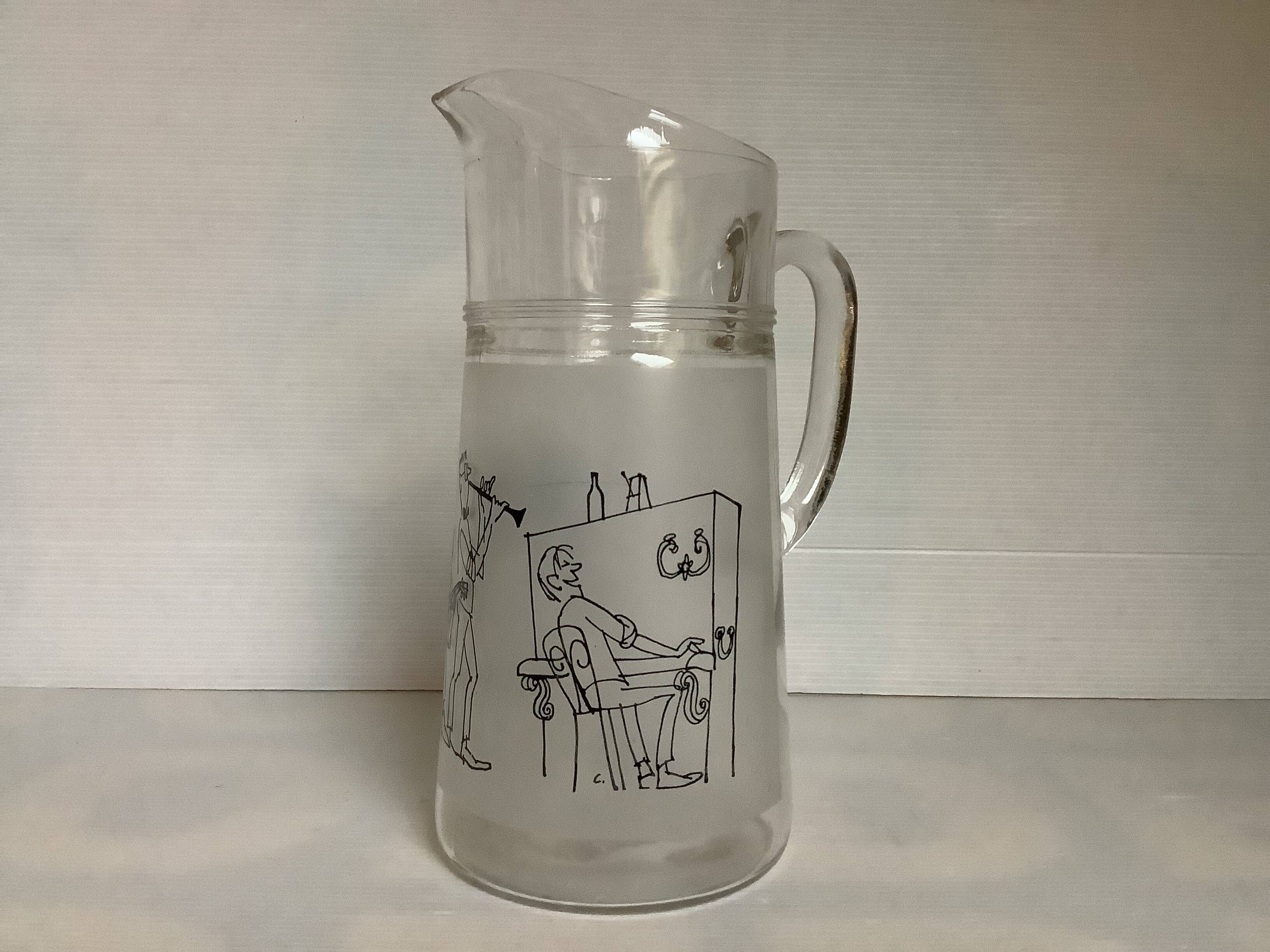 Orangeade service for musicians from the 60s