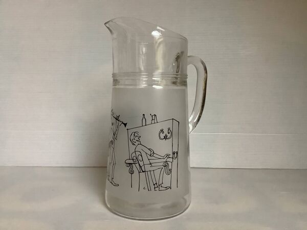 Service à orangeade les musiciens année 60