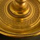 Hot water bottle lamp, 3 lights in bronze Lucien Gau, XXth
