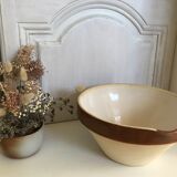 4l sandstone bowl and Gien bowls