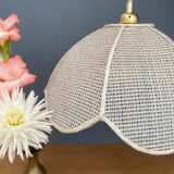 Suspension lamp vintage flower