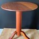 Wooden pedestal table