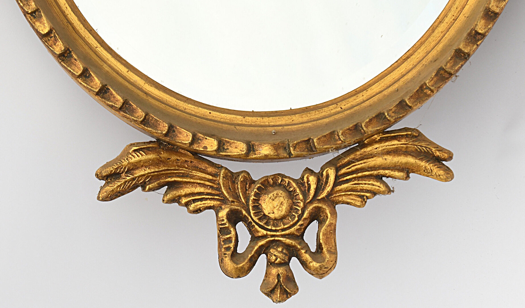 Golden resin mirror