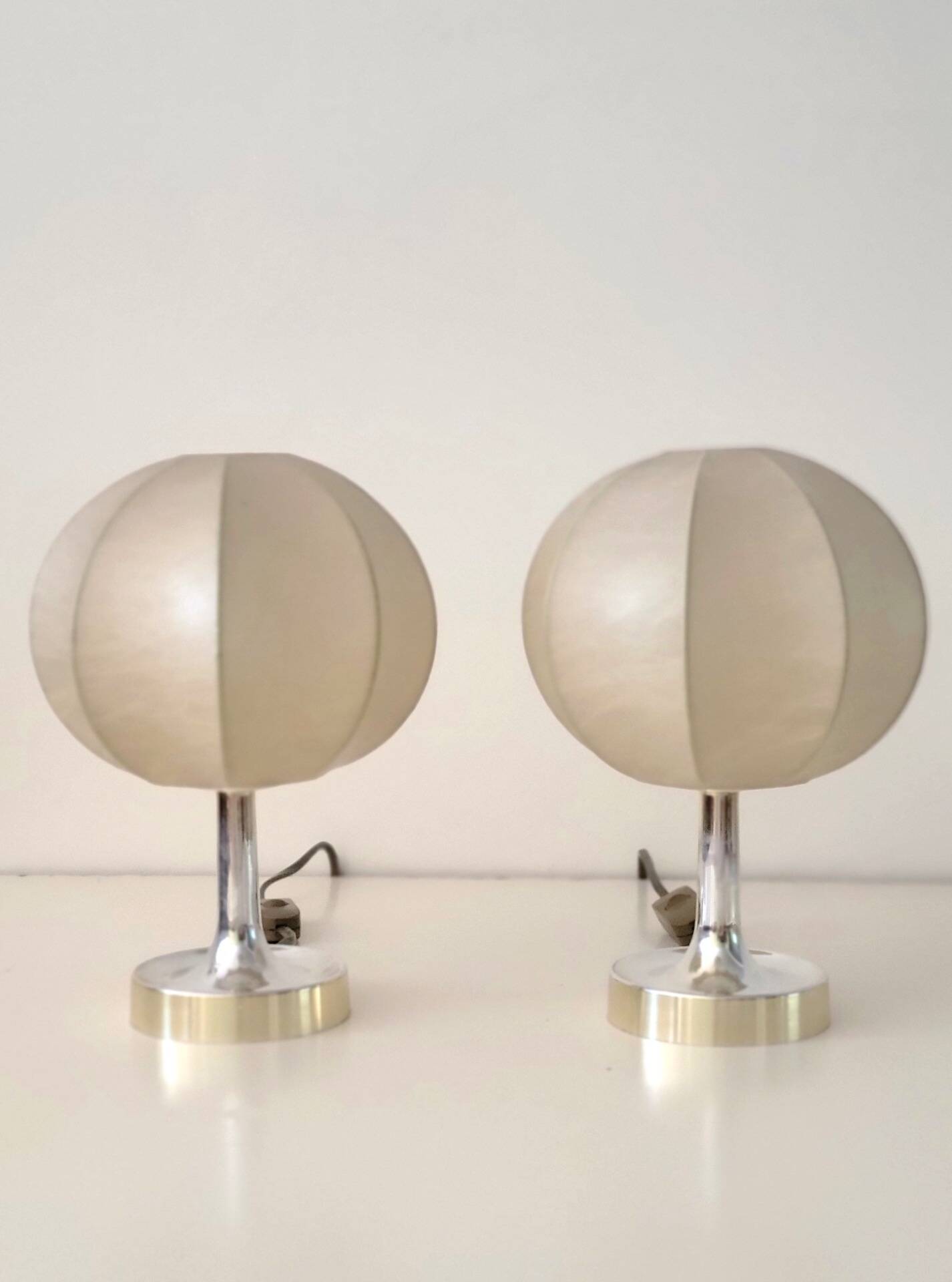 Set of 2 Goldkant Cocoon table lamps
