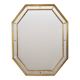 Grand miroir octogonal Deknudt, style Hollywood Regency
