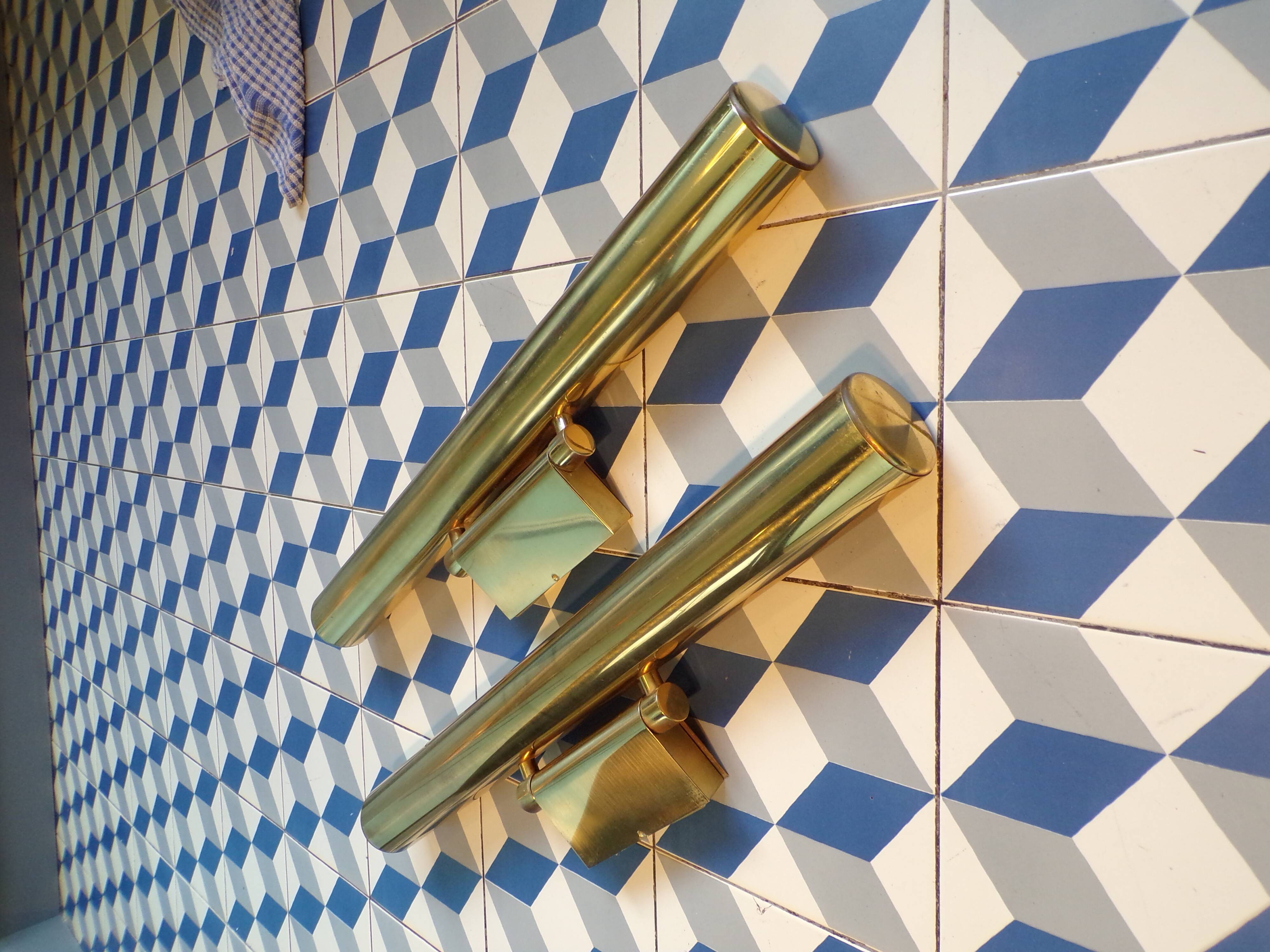 Pair of Egoluce 2-light wall lights