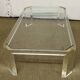 Lucite coffee table by David Lange, 1970