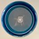 Old scandinavian lamp blown glass raak bowl