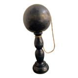 Bilboquet ancien en bois, hauteur 30 cm
