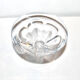 Series of 4 Champagne glasses Marne crystal cut 1920 by St. Louis