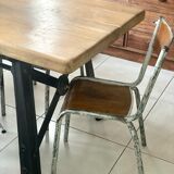 Set of 4 vintage school chairs