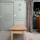 Large patinated farmhouse coffee table