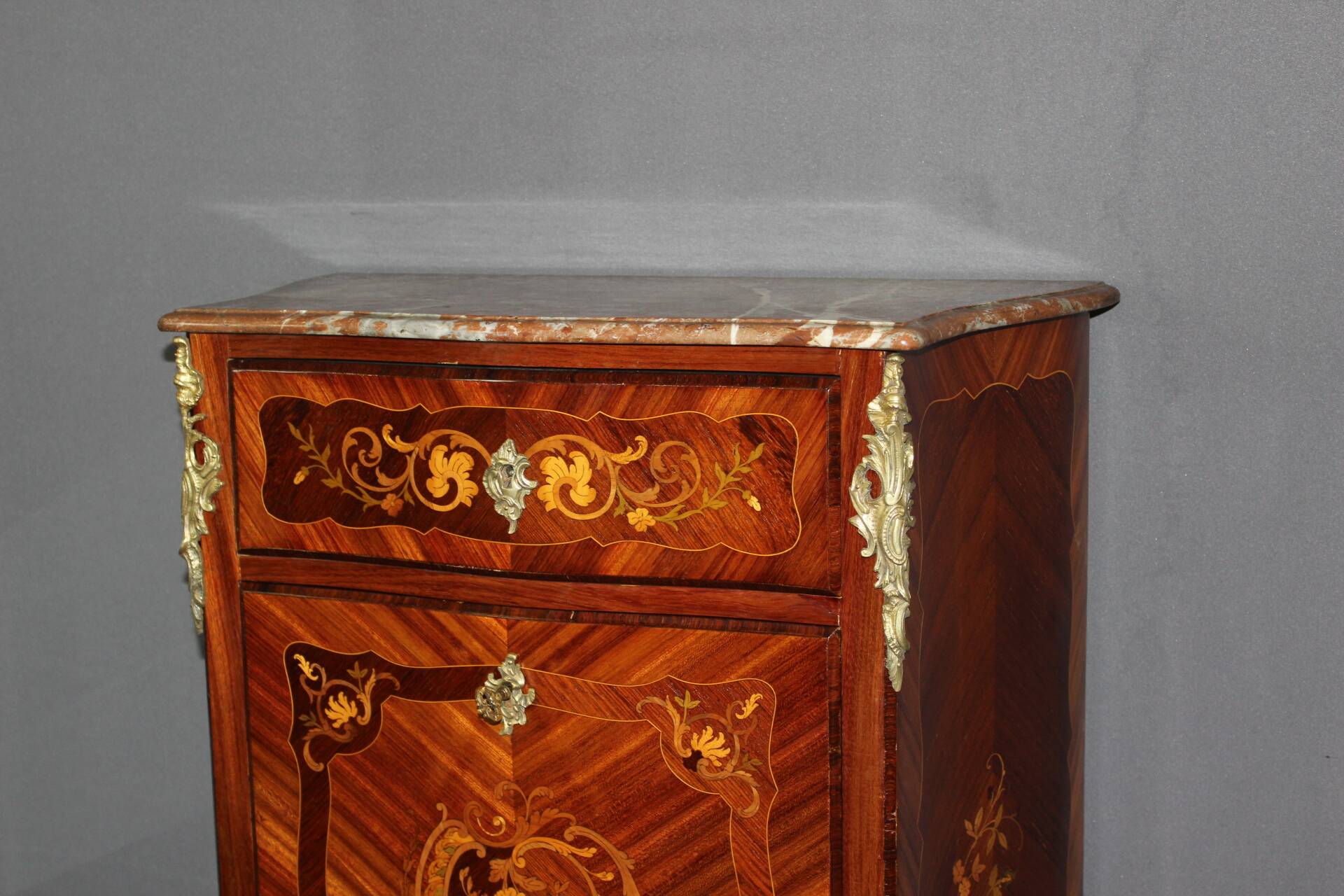 Louis XV style secretary stamped A. Monin, late 19th century