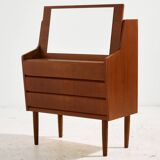 Restored teak bureau desk