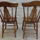 2 Chaises de style western dans leurs patines-Très bon état