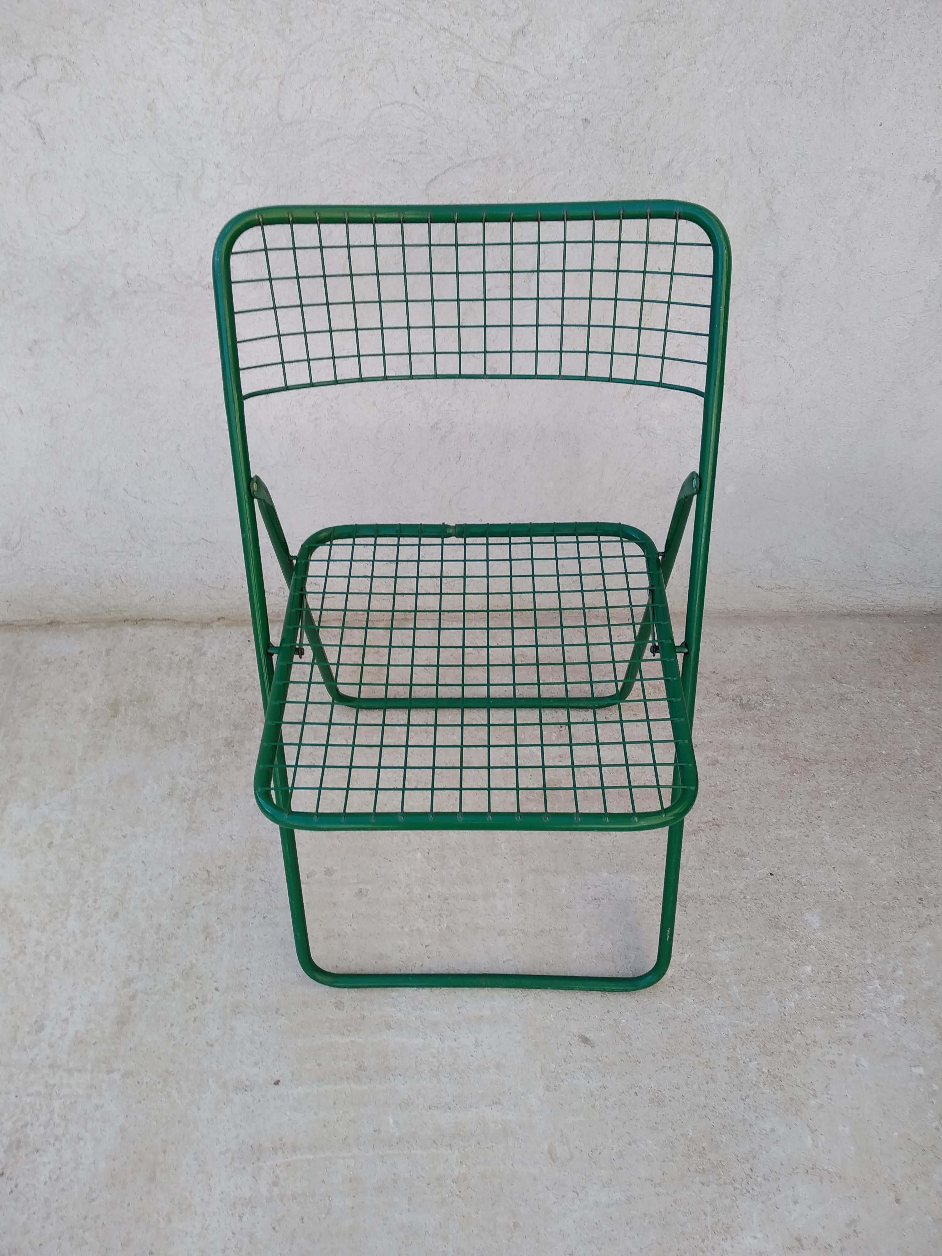 Chaise pliante Ted Net  Niels Gammelgaard pour Ikéa Années 70