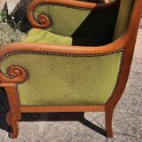 Pair of bergère armchairs