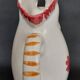 Vintage Italian ceramic rooster jug from the 20th century.