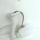 Wall lamp 1930 1940 opaline and porcelain of sarreguemines