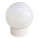 Industrial wall lamp, white, glass, FOTON, Poland, 1960s.