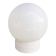 Industrial wall lamp, white, glass, FOTON, Poland, 1960s.