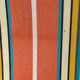 Vintage striped multicoloured deck chair with original patina.