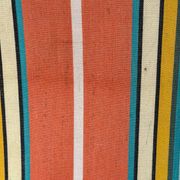 Transat chilienne ancienne toile rayée multicolore patine d'origine