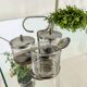 Mid Century Modern rotating condiment caddy set by Twin Bay