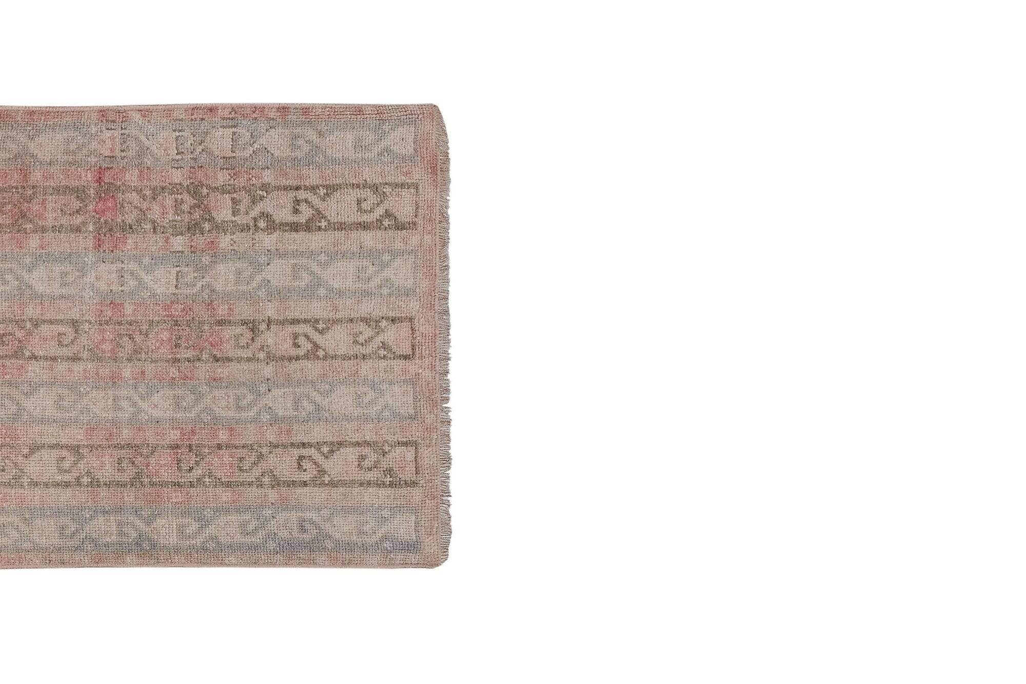 Vintage Turkish hallway rug 75x230 cm
