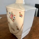 Pot "sucre" flowers and gilding