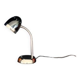 Black chrome desk lamp