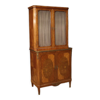 French inlaid bookcase from 20th century