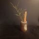 Brutalist vase in red stoneware