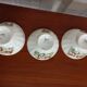 Set 6 bowls cow creamer semi porcelain old
