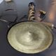 Twisted gold lamp base