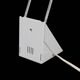 Postmodern desk lamp with telescopic arm / 1980s