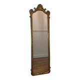 Baroque rectangular gilded mirror