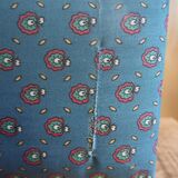 Ancient box in Provençal-style fabric